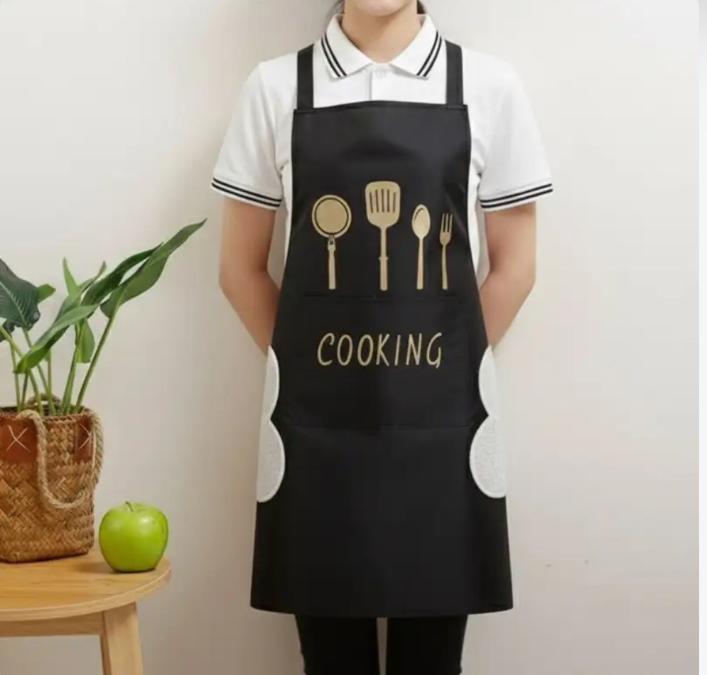 ওরিজিনাল চায়না COOKING APRON (কালো কালার )